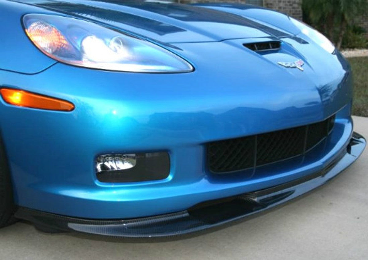 AC4009FLC - Advan ZR1 Design 2005-2013 Corvette Z06 Carbon Front Lip